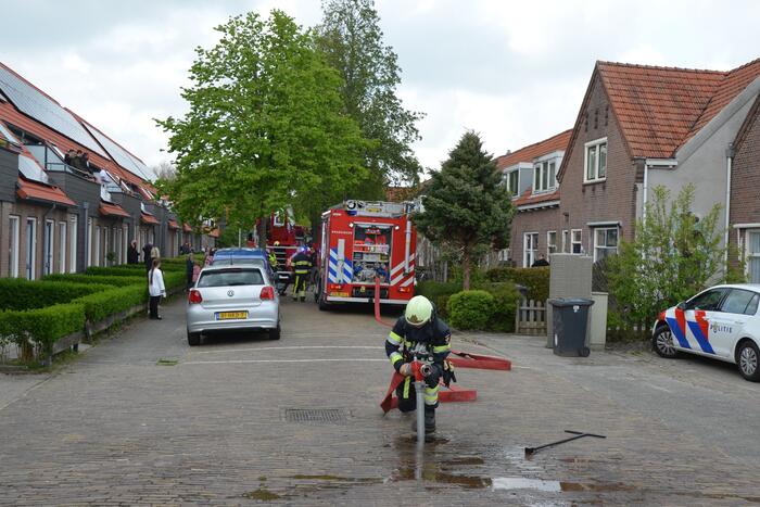 Veel schade na brand op zolder