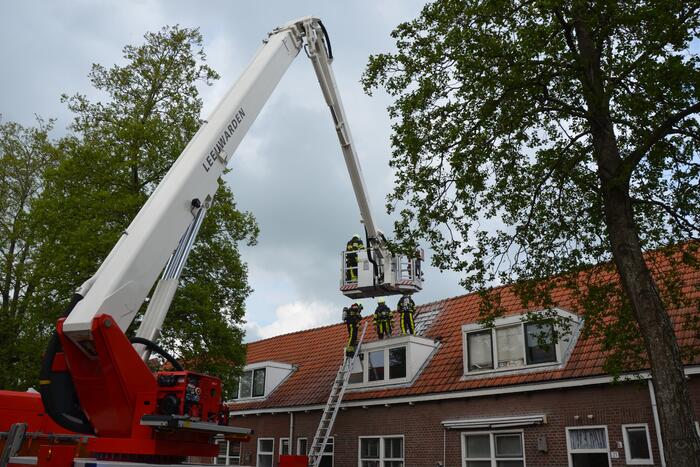 Veel schade na brand op zolder