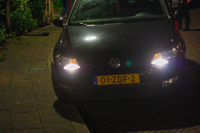 Personenauto gecrashed tijdens achtervolging