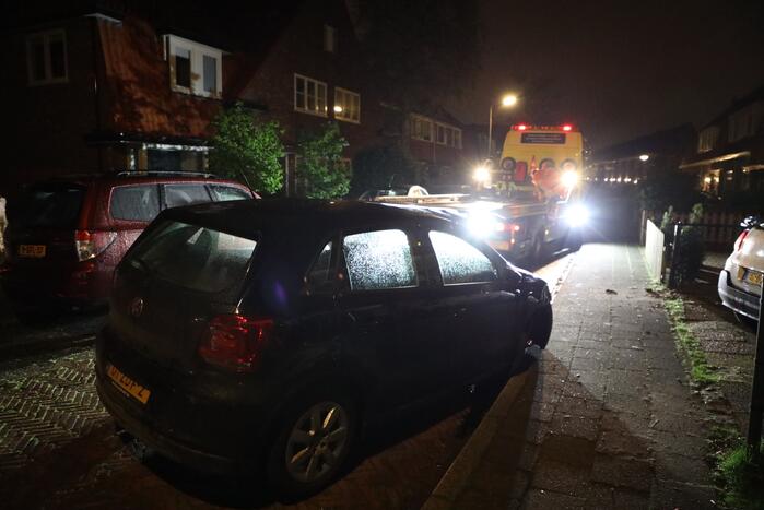 Personenauto gecrashed tijdens achtervolging