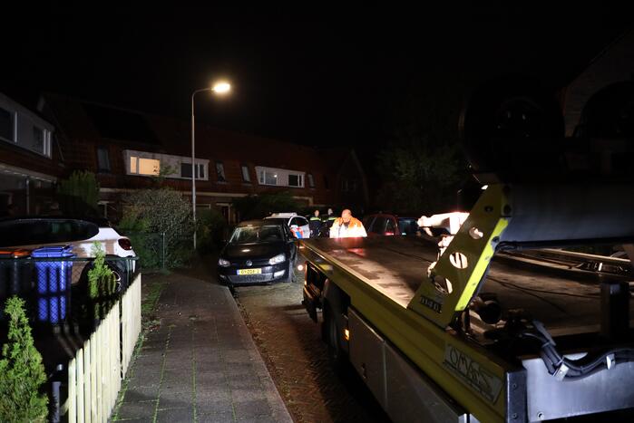 Personenauto gecrashed tijdens achtervolging