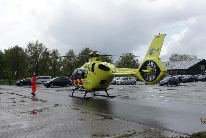Traumahelikopter voor incident op vakantiepark