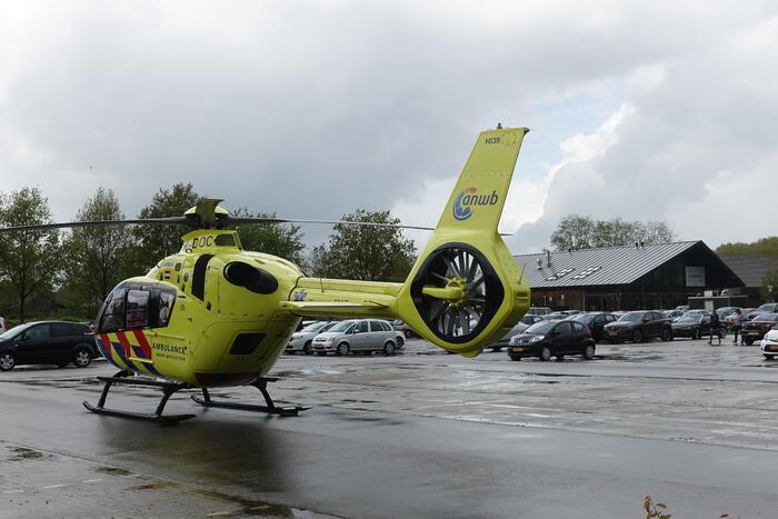 Traumahelikopter voor incident op vakantiepark
