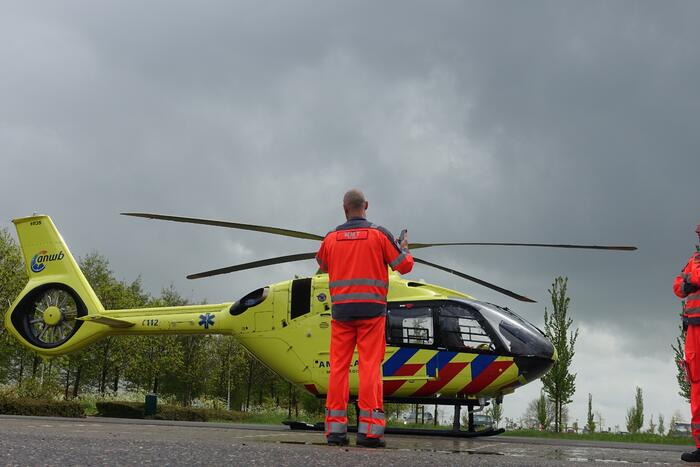 Traumahelikopter voor incident op vakantiepark