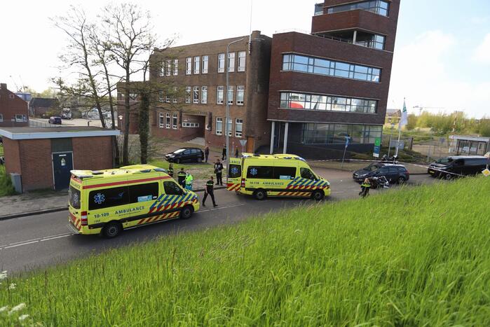 Ernstig ongeval tussen auto en motor