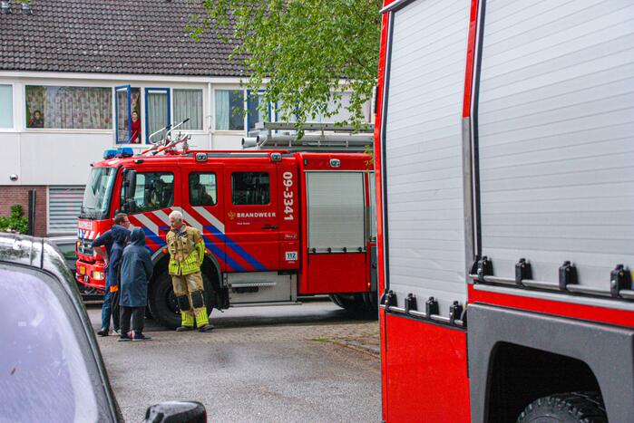 Accu vliegt in brand in garage