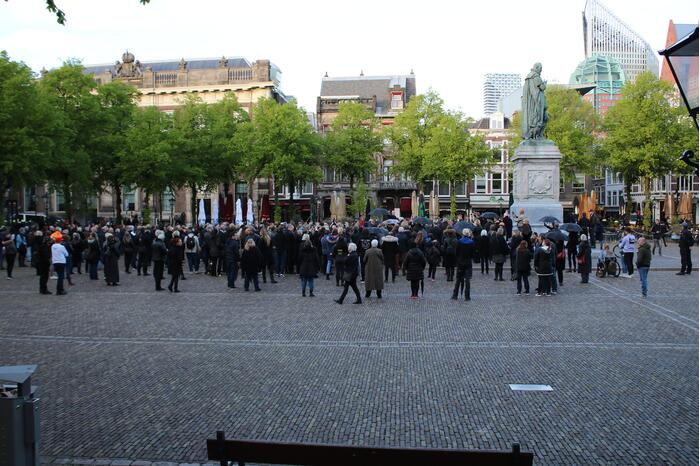 Demonstratie tegen testsamenleving