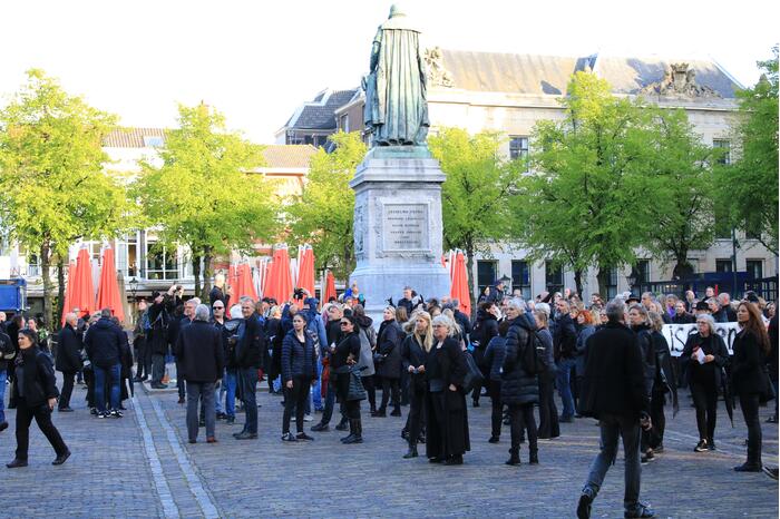 Demonstratie tegen testsamenleving