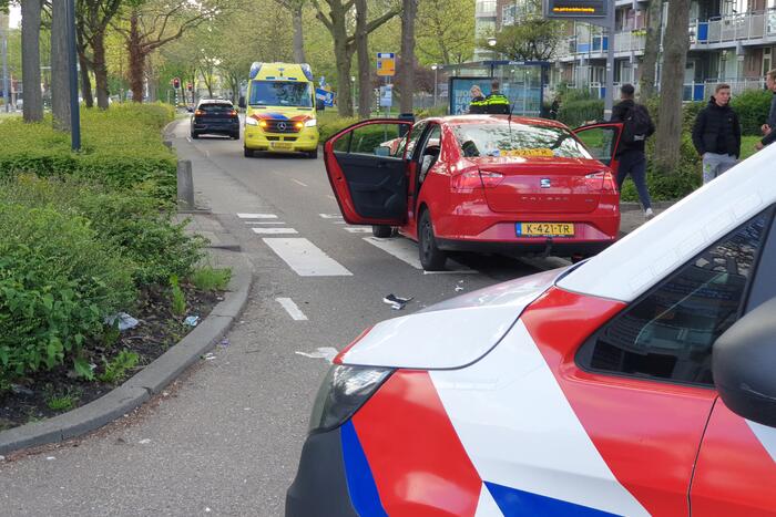 Veel schade bij kop-staartbotsing