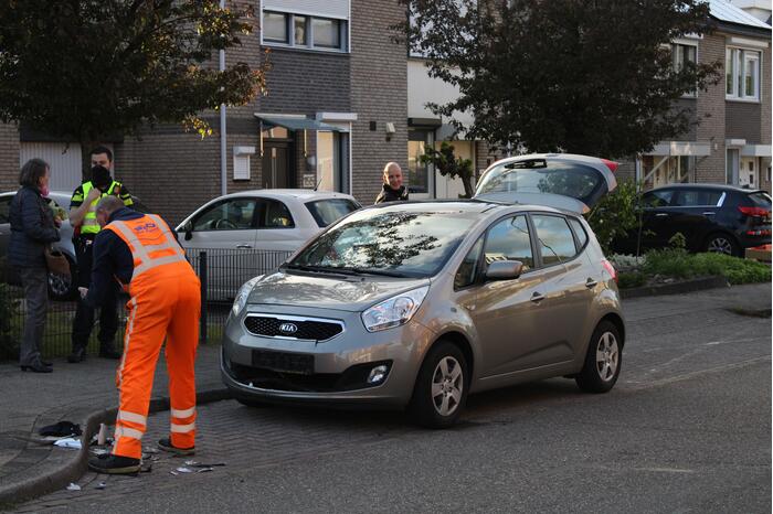 Scooterrijder vlucht na ongeval