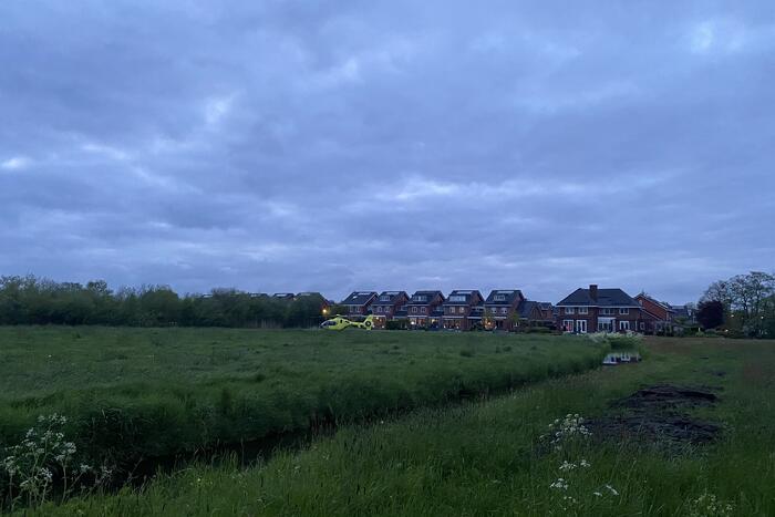 Traumahelikopter landt voor zwangere vrouw