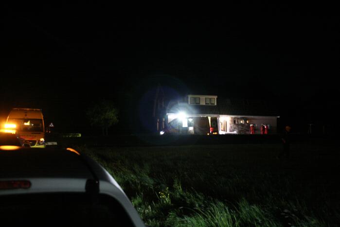 Traumahelikopter landt voor incident