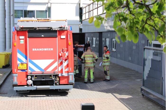 Brandweer doet onderzoek in pand Rijkswaterstaat