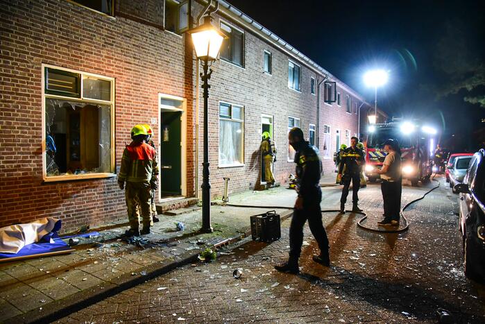 Persoon gewond door explosie in woning