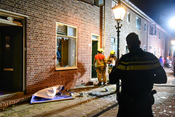 Persoon gewond door explosie in woning