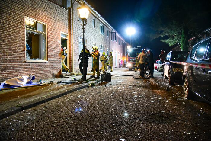 Persoon gewond door explosie in woning