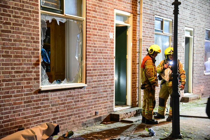 Persoon gewond door explosie in woning