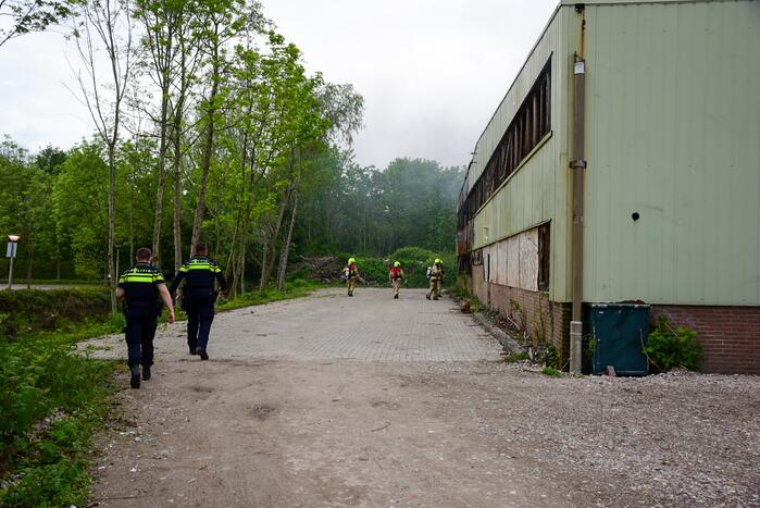 Brandstichting in leegstaande loods