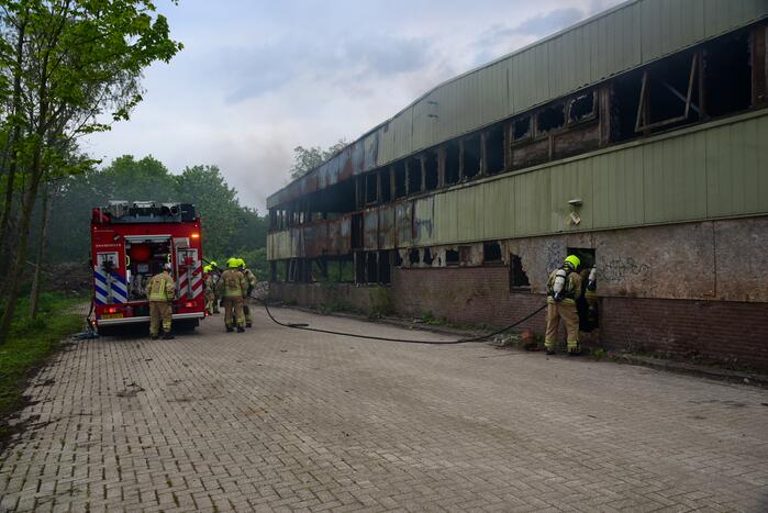 Brandstichting in leegstaande loods