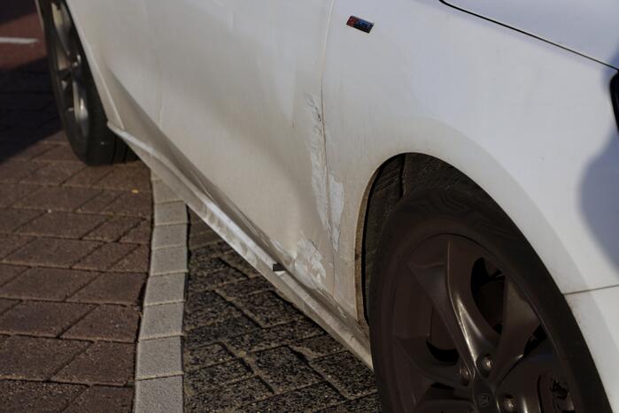 Botsing tussen personenauto en scooter