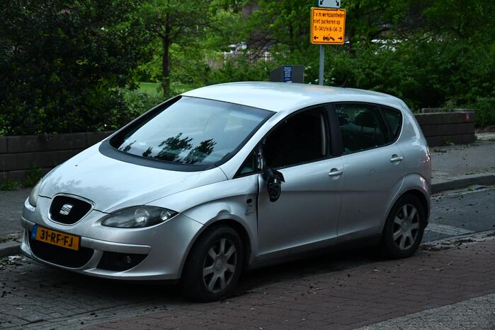 Fietser gewond bij botsing met auto