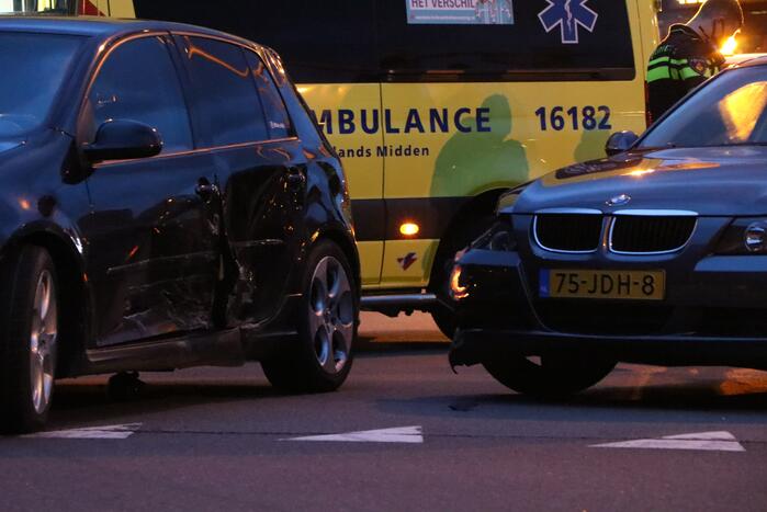 Schade bij ongeval op kruising