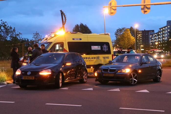 Schade bij ongeval op kruising