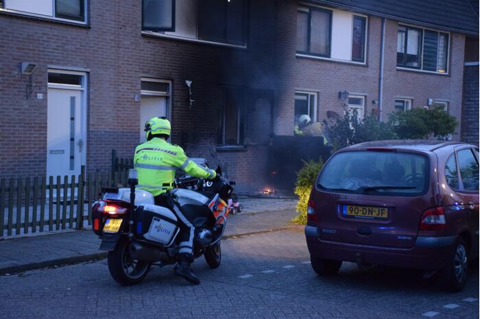 Woning zwaar beschadigd door brand