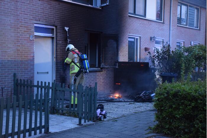 Woning zwaar beschadigd door brand