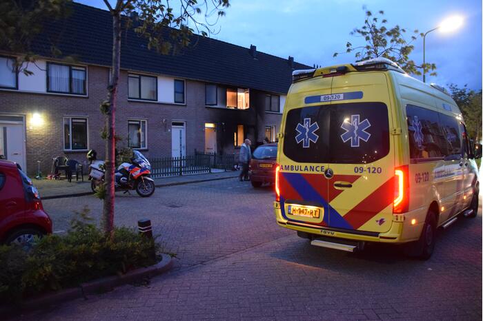 Woning zwaar beschadigd door brand