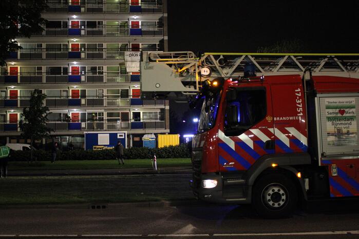 Veel rook bij brand in kelderbox