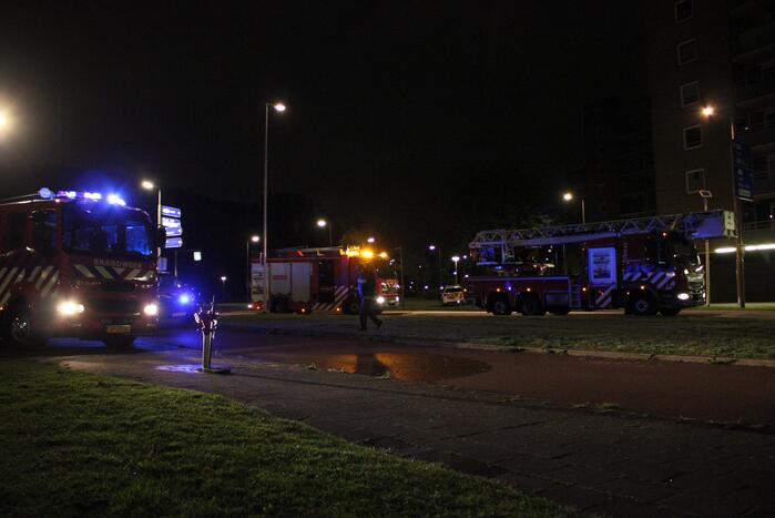 Veel rook bij brand in kelderbox