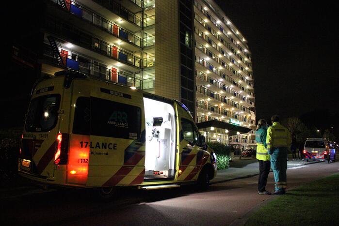 Veel rook bij brand in kelderbox