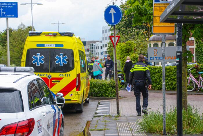 Gewonde bij ongeval tussen scooter en fietser