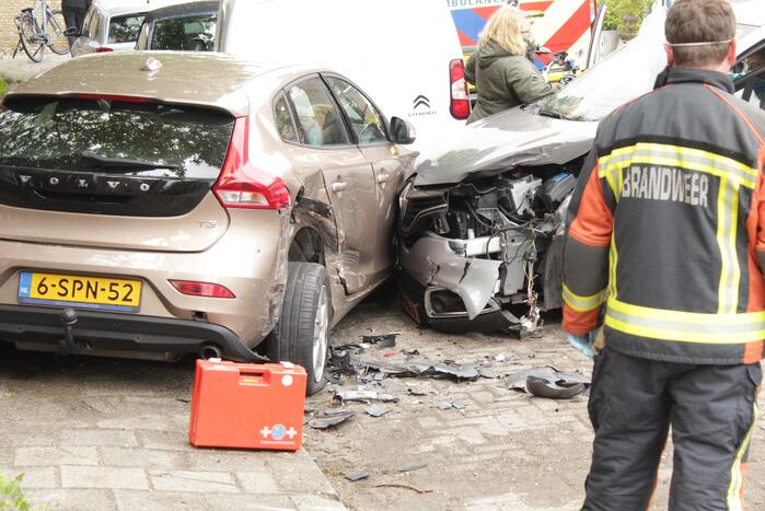 Ravage door ongeval met personenauto