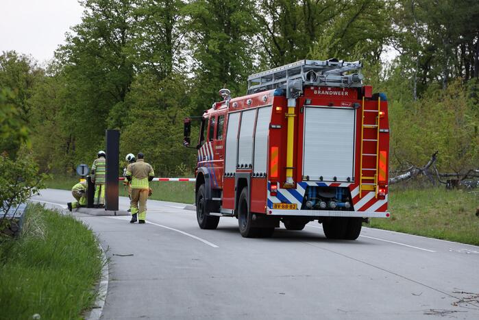 Brand in bunker op militaire vliegbasis