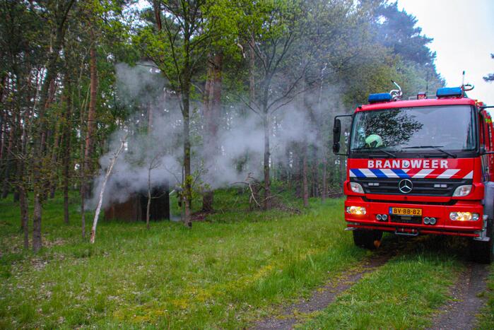 Brand in bunker op militaire vliegbasis