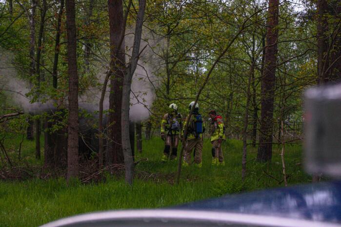 Brand in bunker op militaire vliegbasis