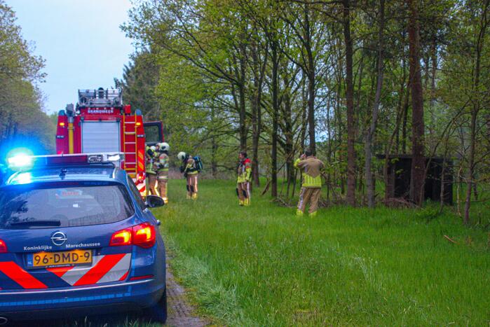 Brand in bunker op militaire vliegbasis