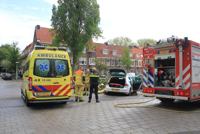 Persoon bekneld na eenzijdig ongeval