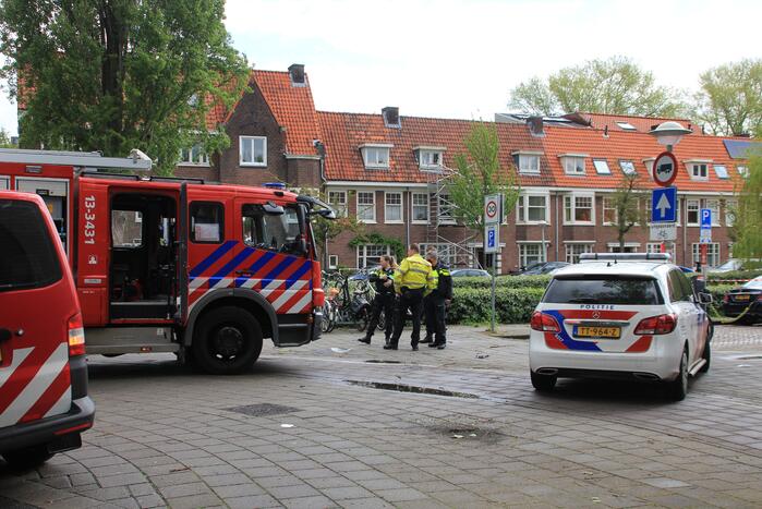 Persoon bekneld na eenzijdig ongeval