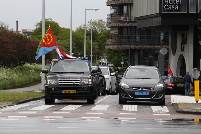 Eritreastoet trekt door stad