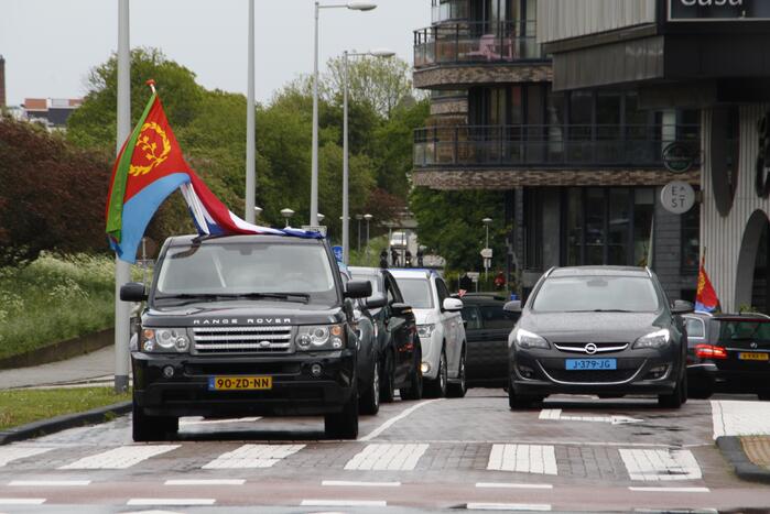 Eritreastoet trekt door stad