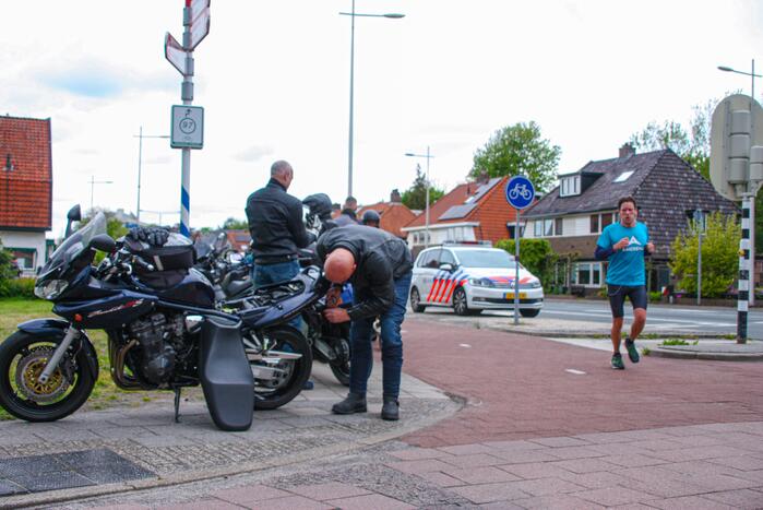 Motorrijder gewond na ongeval