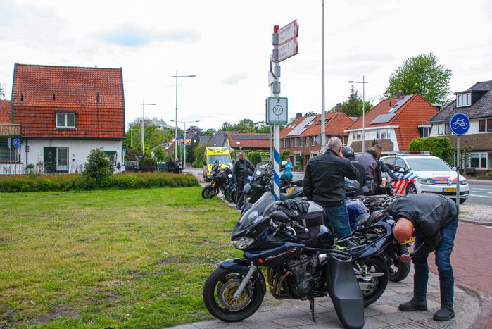Motorrijder gewond na ongeval