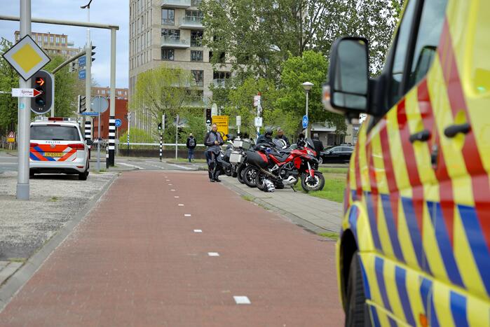 Motorrijder gewond na ongeval