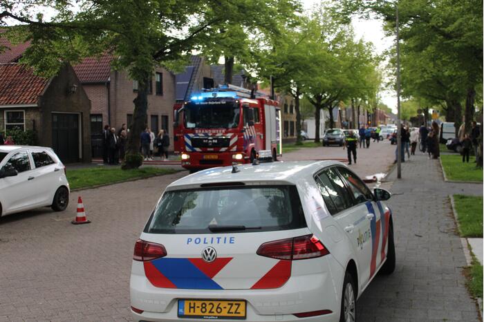 Flinke brand in schuur van woning