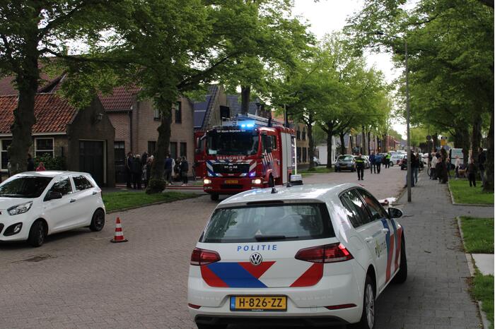 Flinke brand in schuur van woning