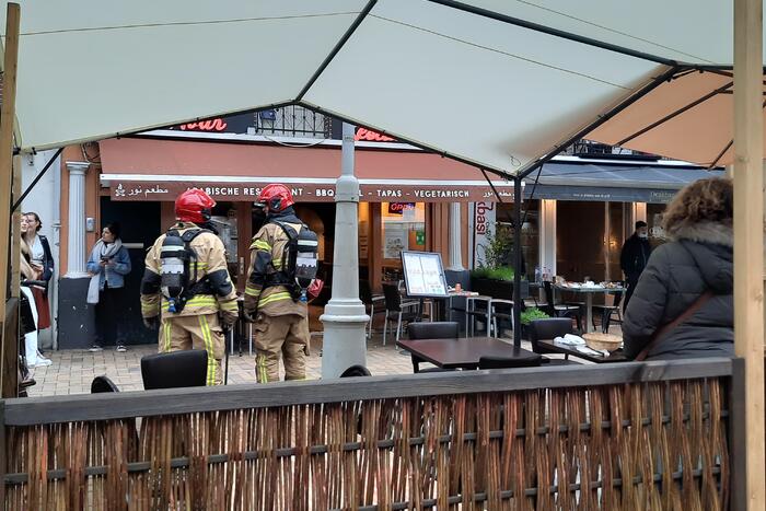 Onderzoek naar mogelijke brand in winkel