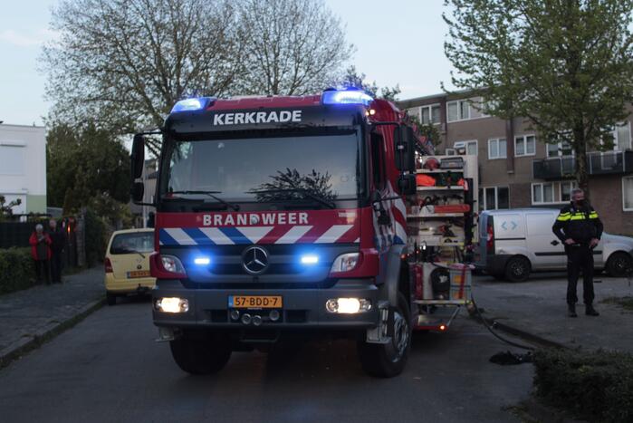 Brand in kelder van gebouw